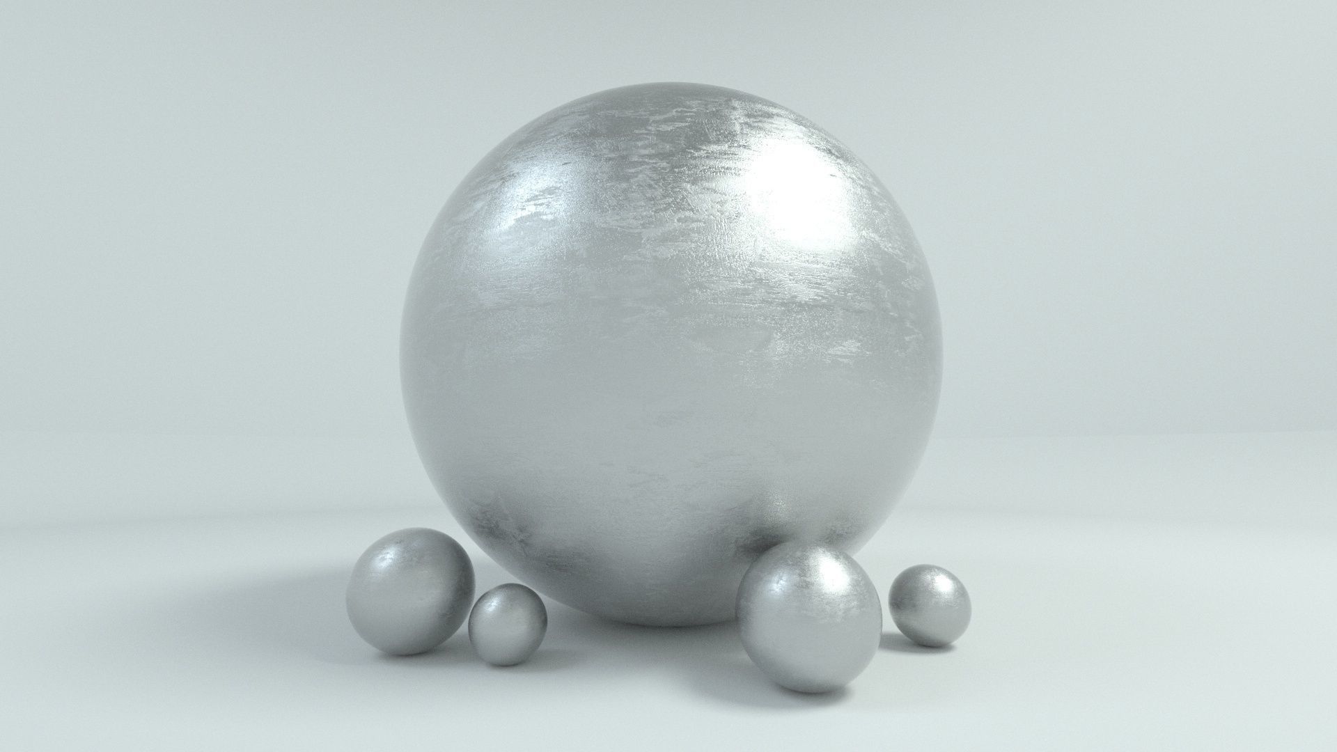 11 Chrome Materials for C4D Octane render Texture_3