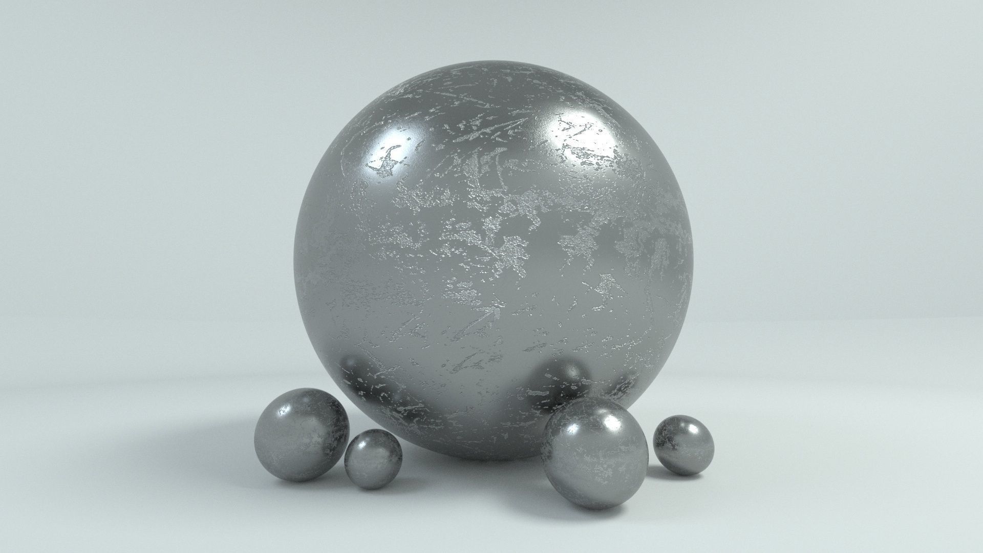 11 Chrome Materials for C4D Octane render Texture_12