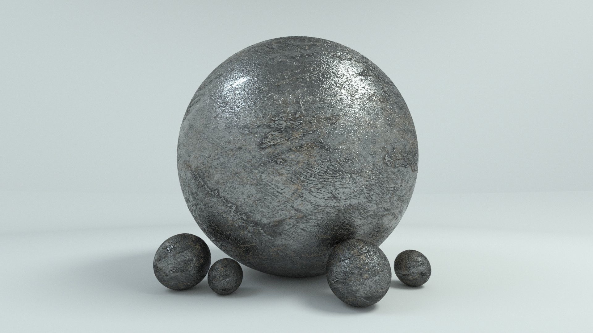 11 Chrome Materials for C4D Octane render Texture_4