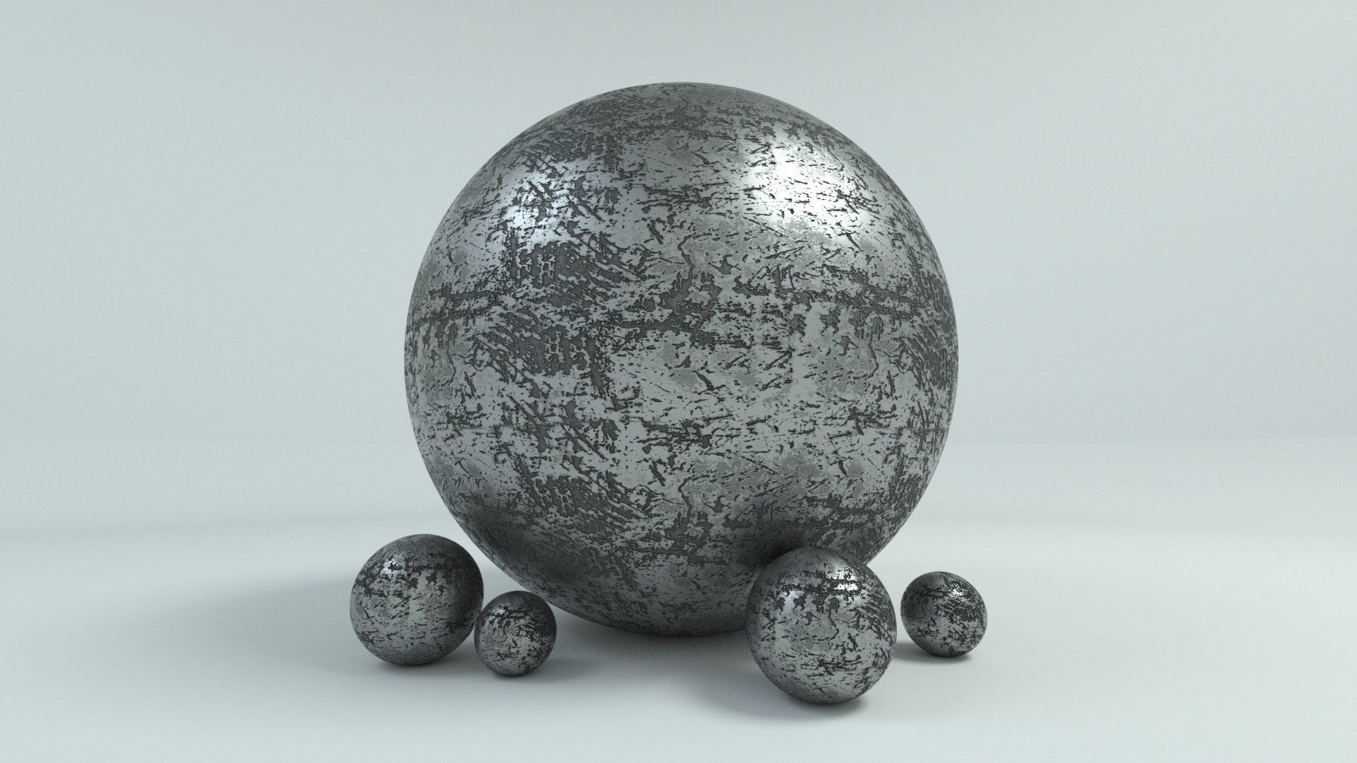 11 Chrome Materials for C4D Octane render Texture_8