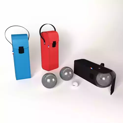 Boule de petanque OBUT  Set of Balls  French Sport  3D model