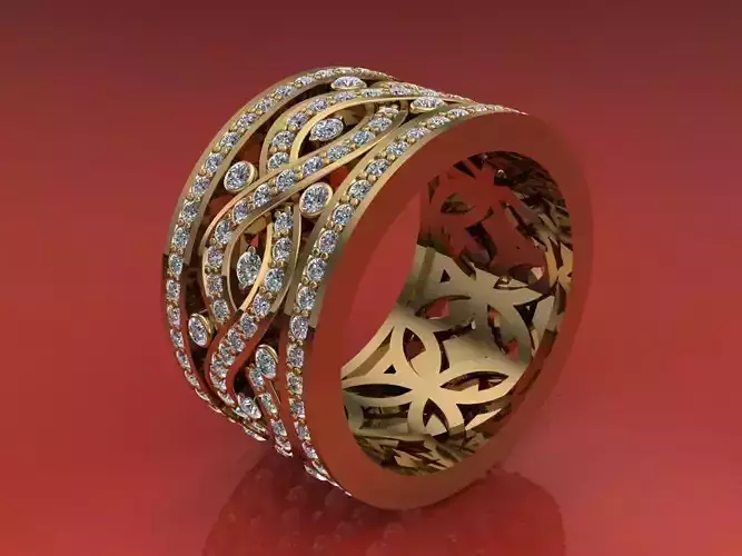 Ring with  diamonds 6