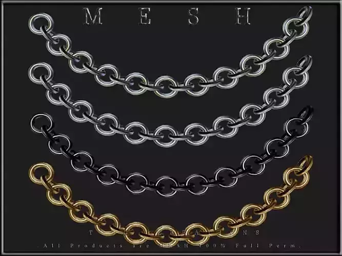 Chain 5 - Curved 22 Rings
