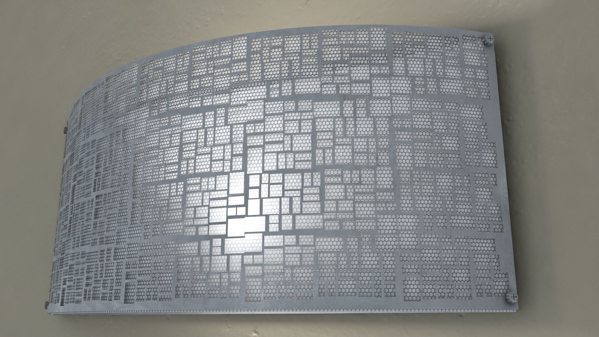 Lamp Applique - Modern series 1 3D model_2