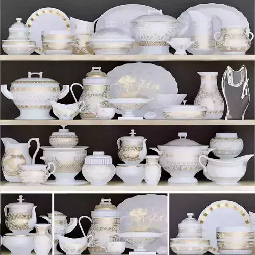 Collection of dishes