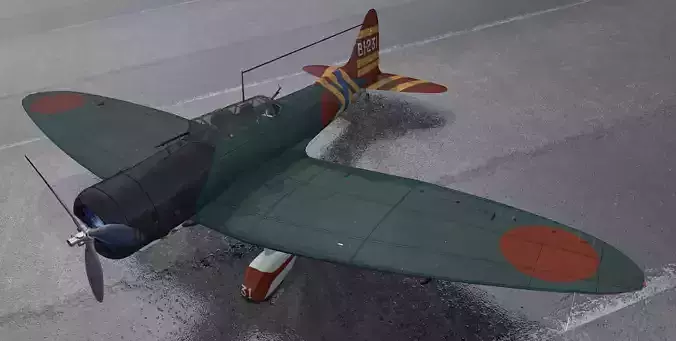 Aichi D3A1 Val 3D model