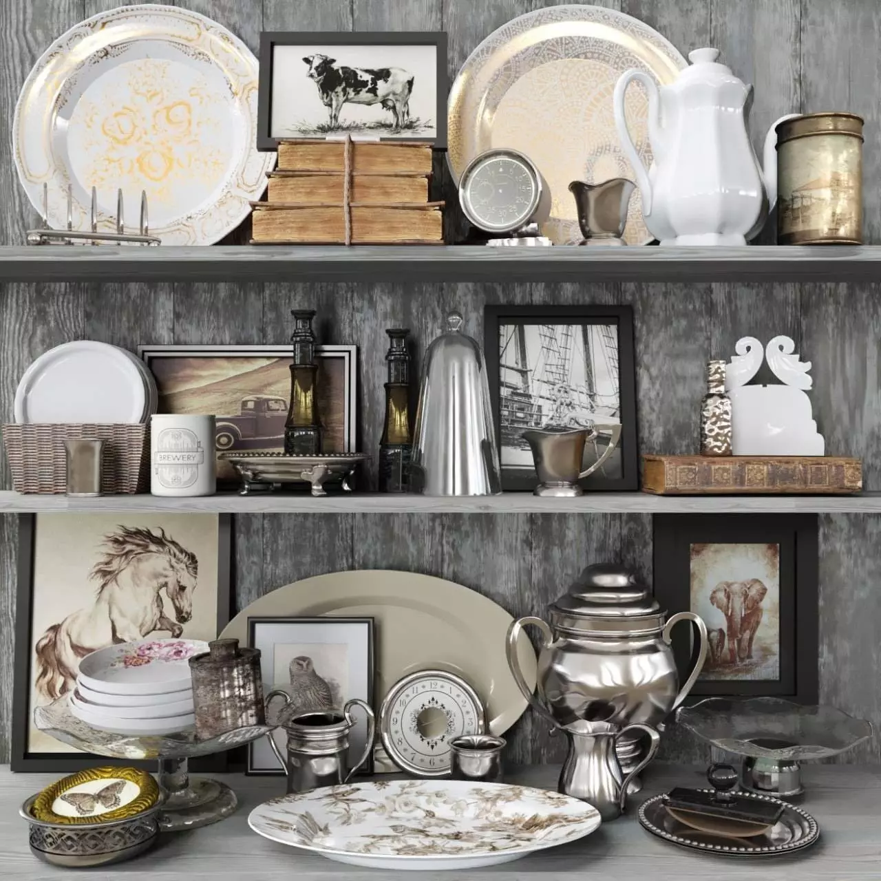 A collection of little things for the kitchen 3D model_0