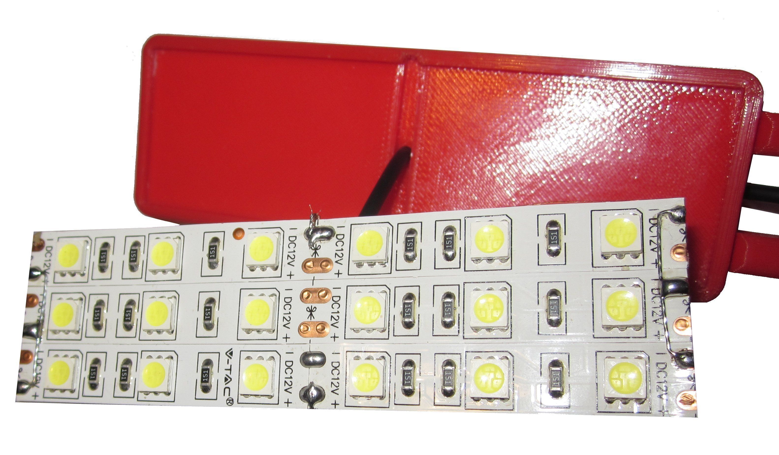 SET - Infinite Seamless White Backdrop And LED Light - RCA 3D print model_37