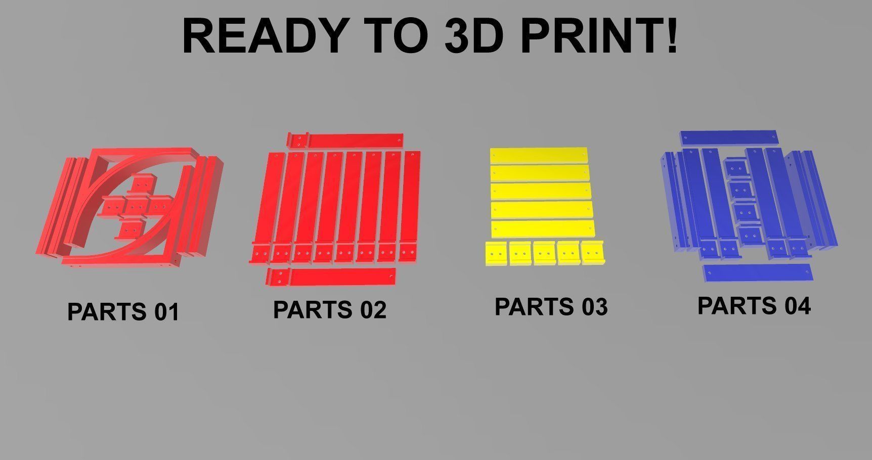 SET - Infinite Seamless White Backdrop And LED Light - RCA 3D print model_33