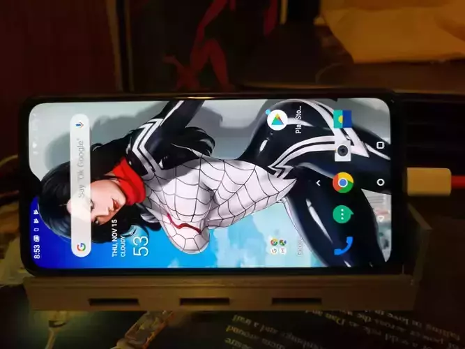 Oneplus 6t Desktop Phone Stand 3D print model