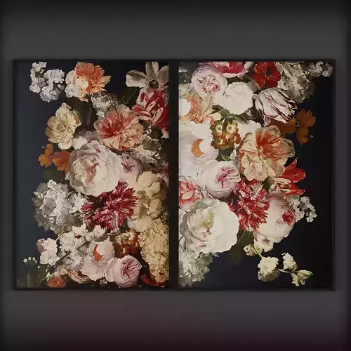 Picture Frames Low-poly 3D model