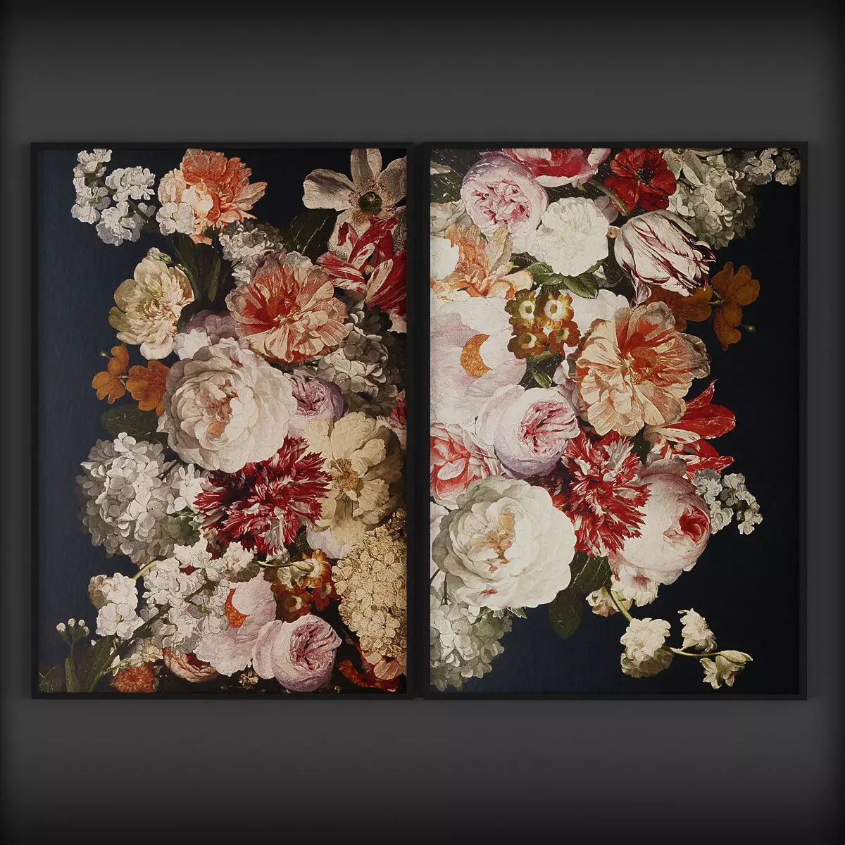 Picture Frames Low-poly 3D model_0