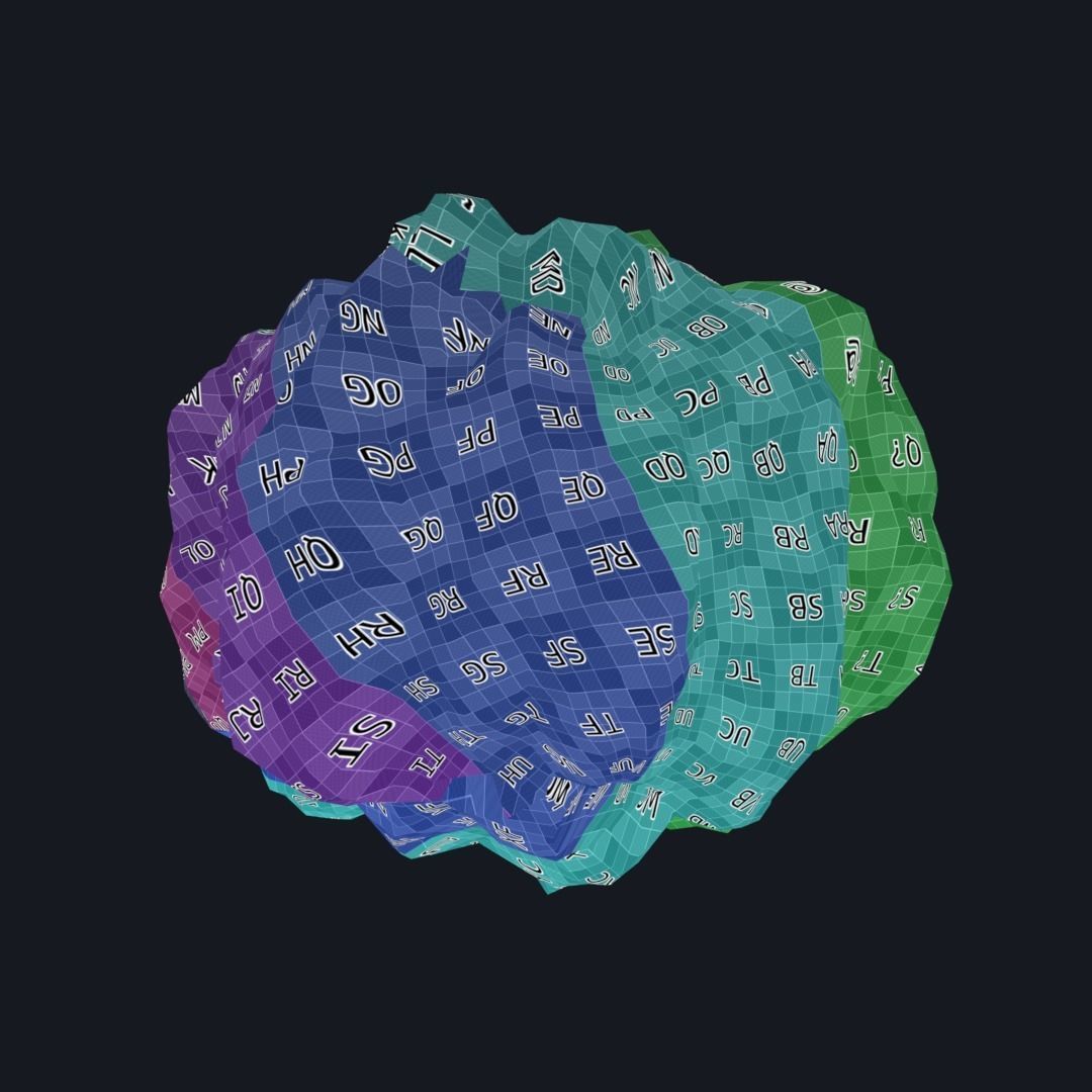 Forest rocks pack Low-poly 3D model_14