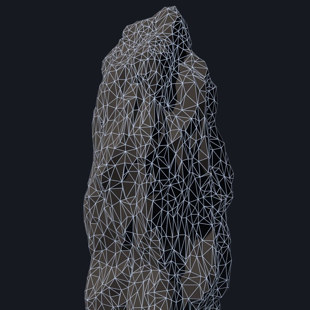 Forest rocks pack Low-poly 3D model_10