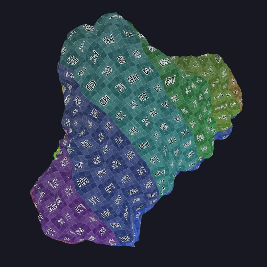 Forest rocks pack Low-poly 3D model_16