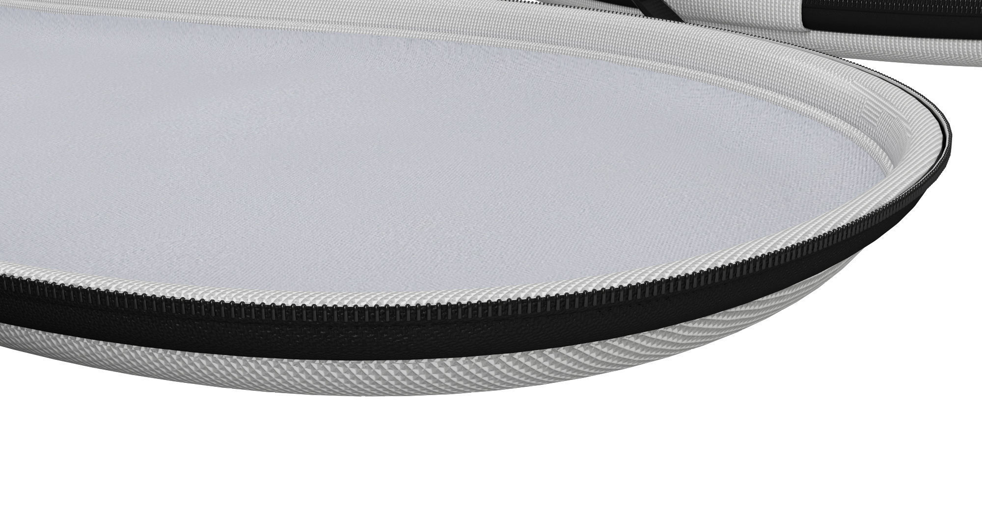 Ping Pong Racket Case Close and Open 3D model_4