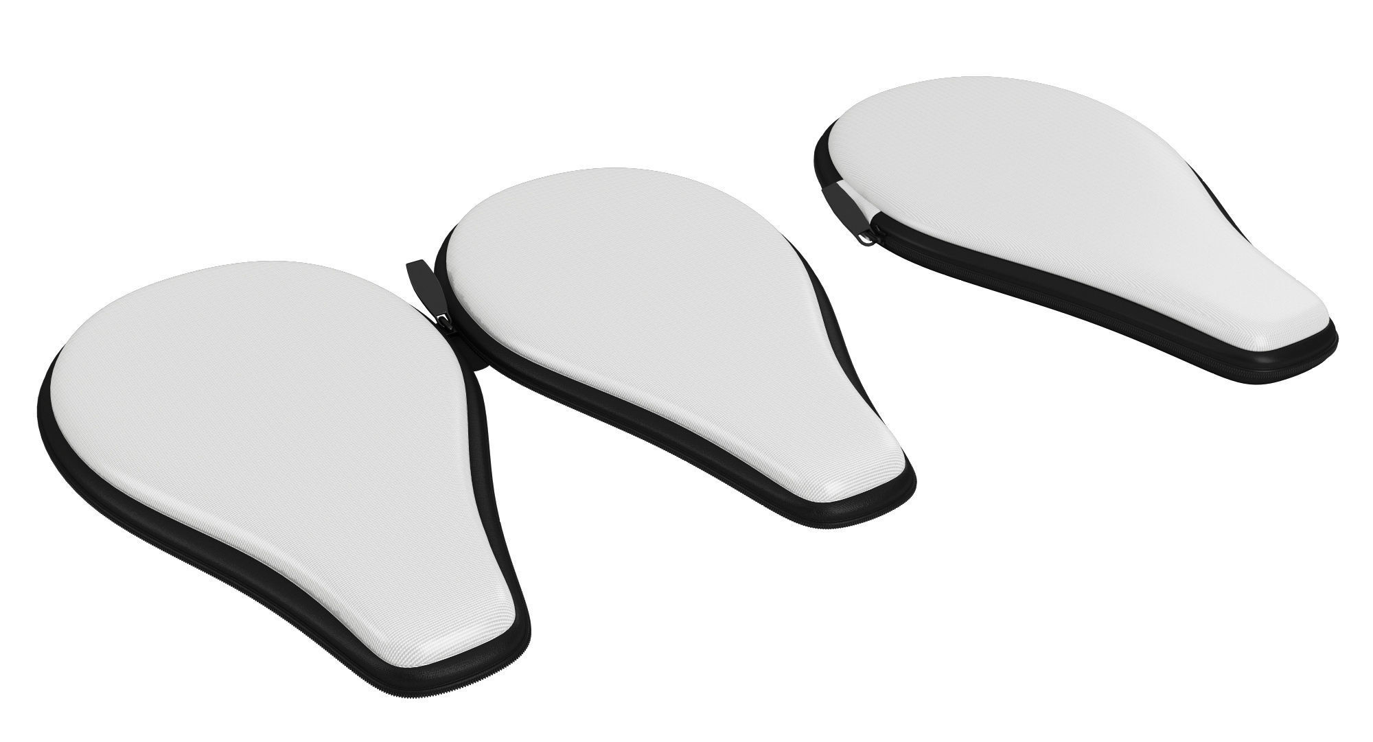 Ping Pong Racket Case Close and Open 3D model_8