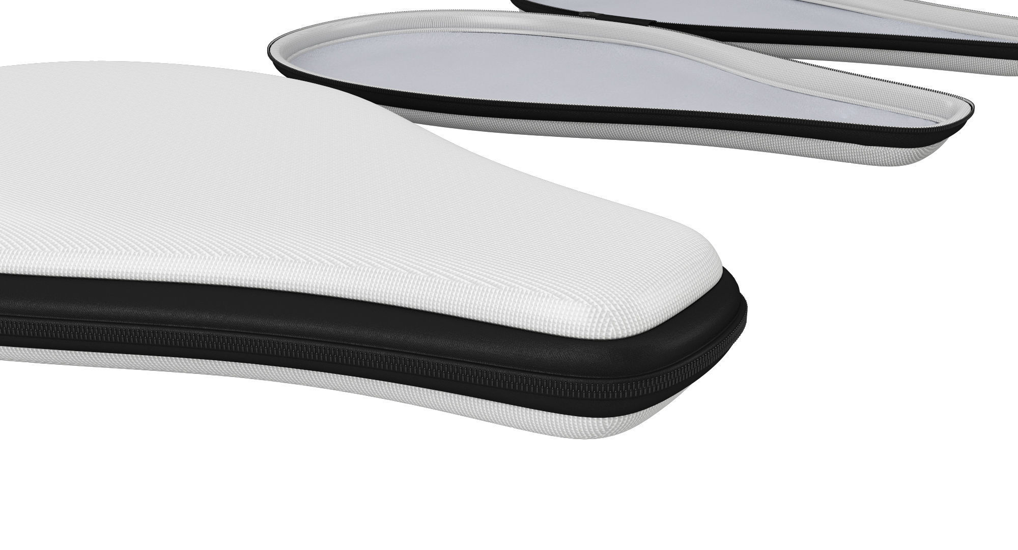 Ping Pong Racket Case Close and Open 3D model_6
