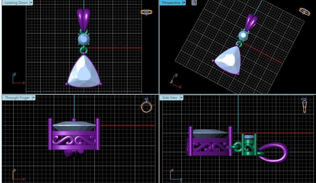 Pendant 55 3D print model_6