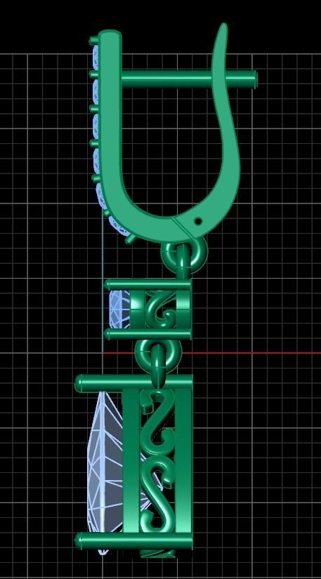 Earrings  55 3D print model_10