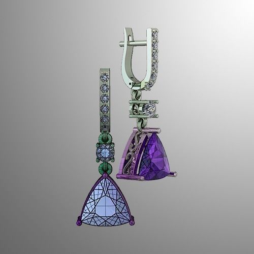 Earrings  55 3D print model_1