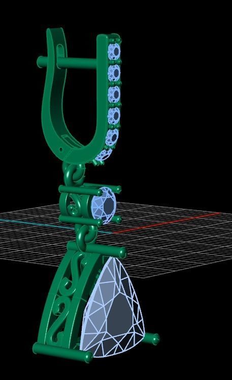 Earrings  55 3D print model_7