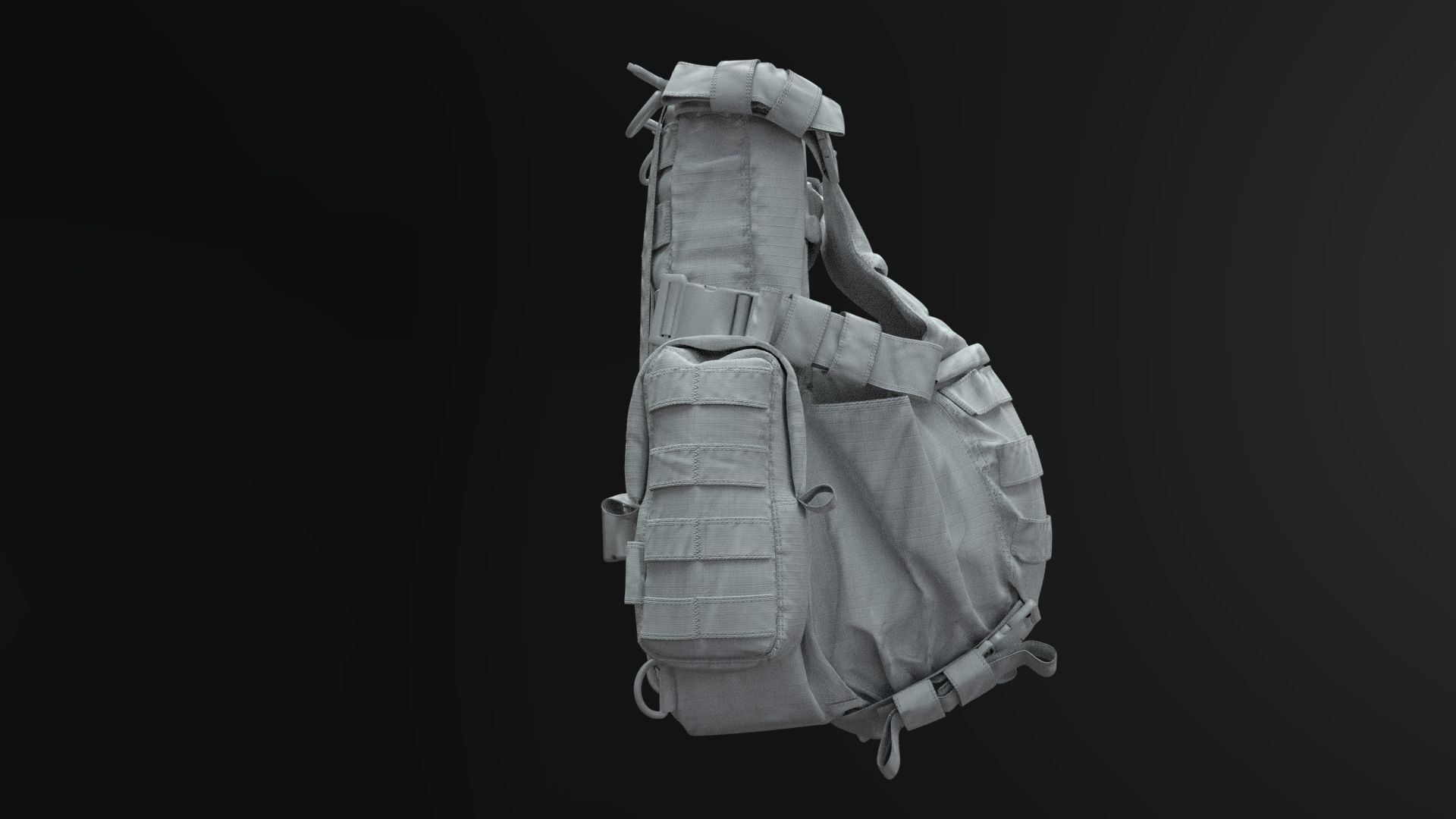 SOLDIER Backpack Tactical Cargo 3D model_76