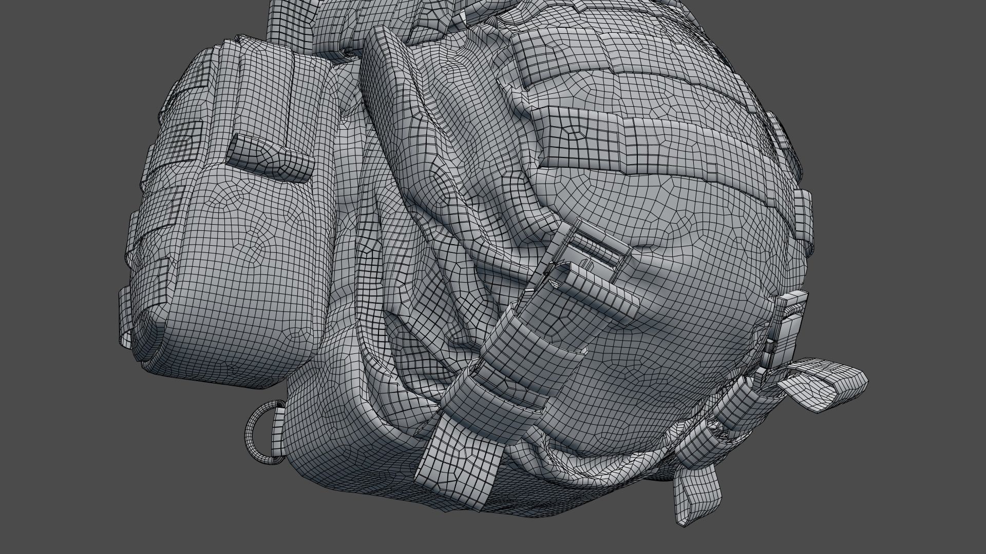 SOLDIER Backpack Tactical Cargo 3D model_110