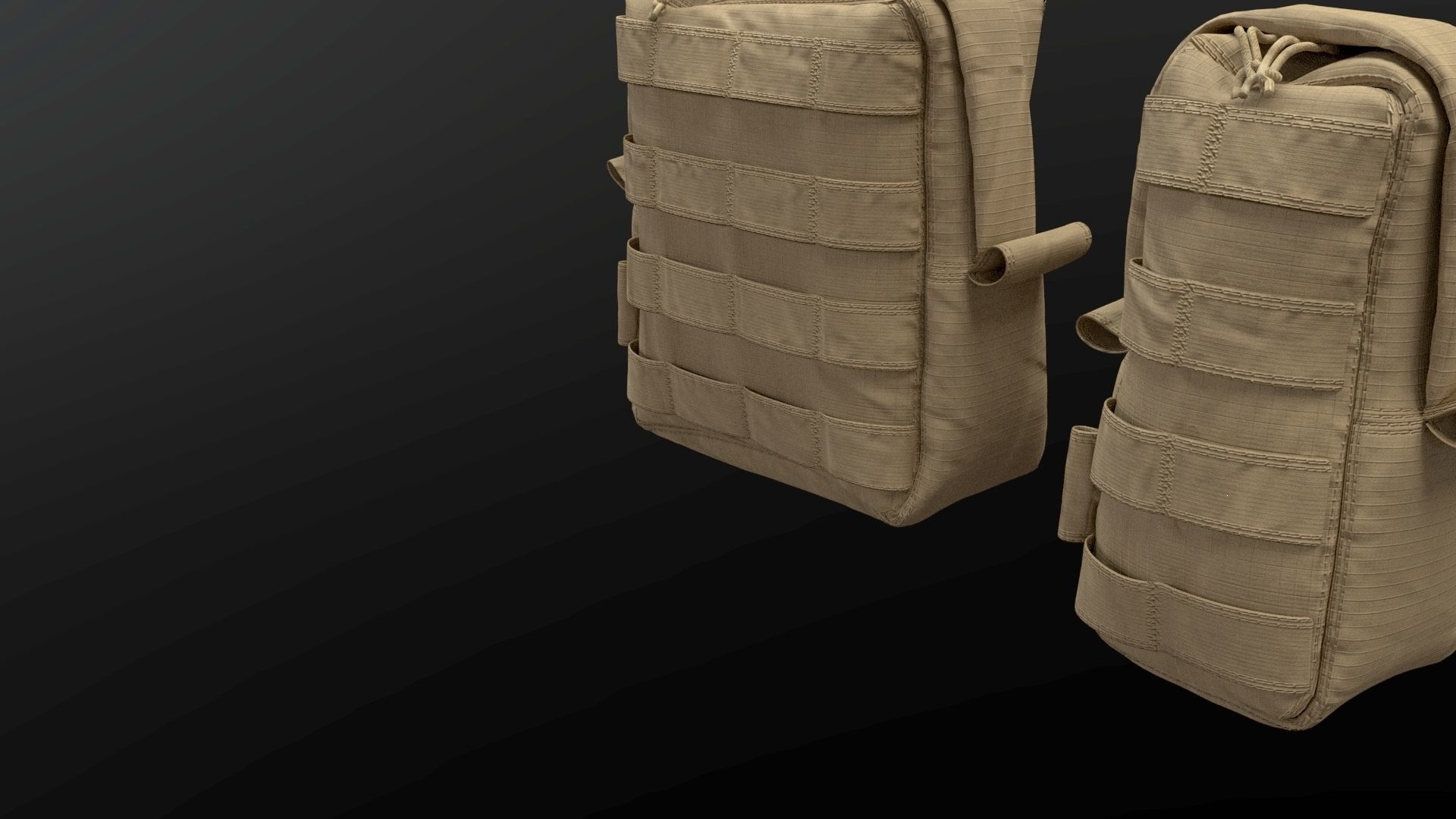 SOLDIER Backpack Tactical Cargo 3D model_19