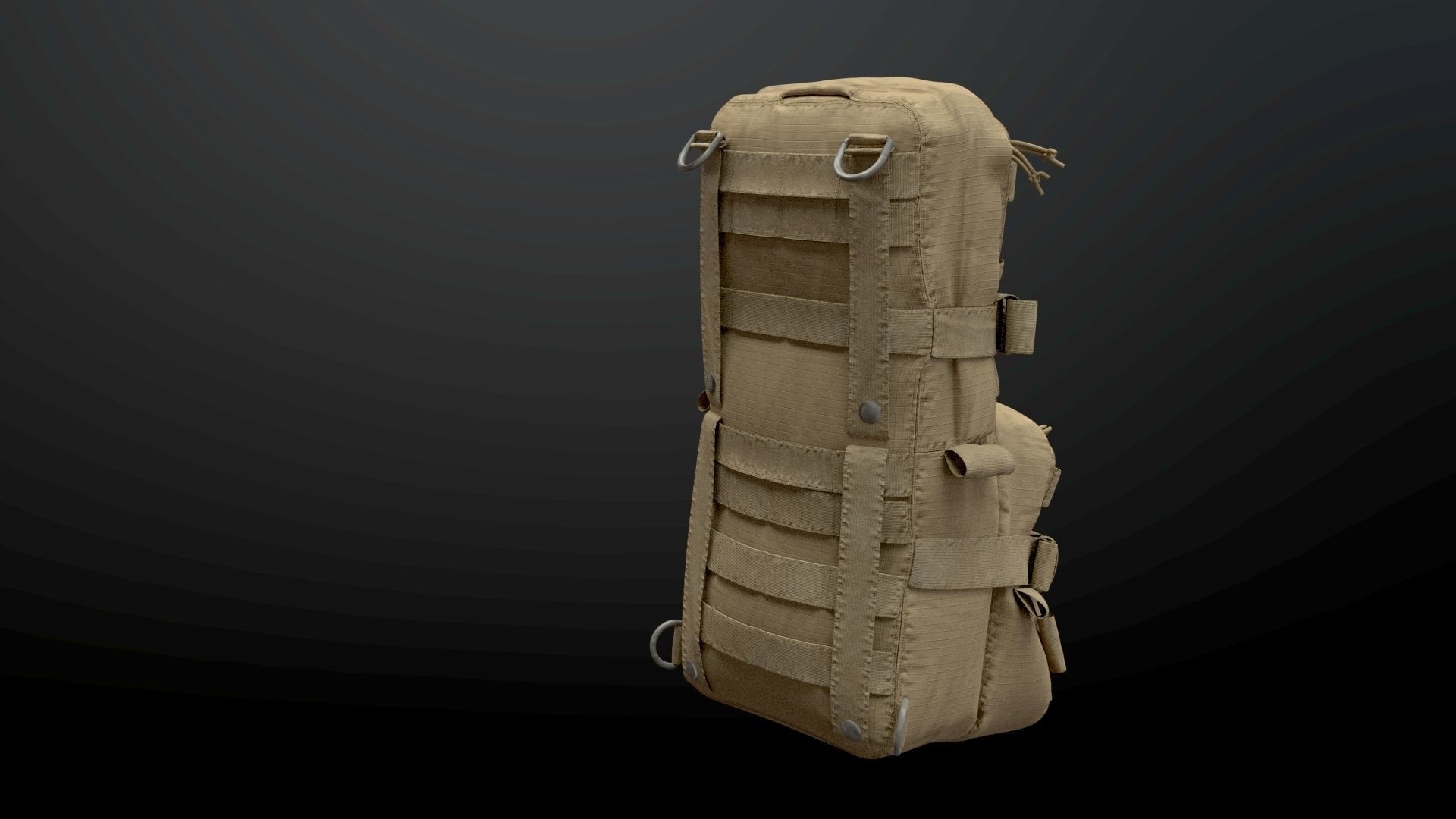 SOLDIER Backpack Tactical Cargo 3D model_24