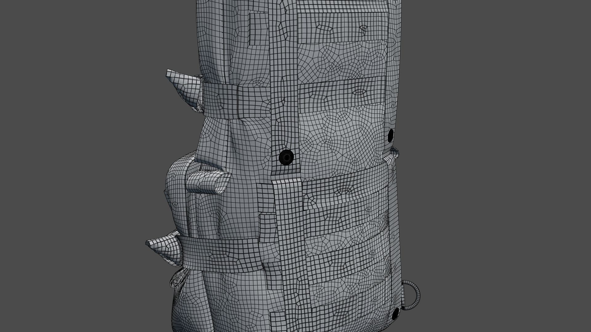 SOLDIER Backpack Tactical Cargo 3D model_99