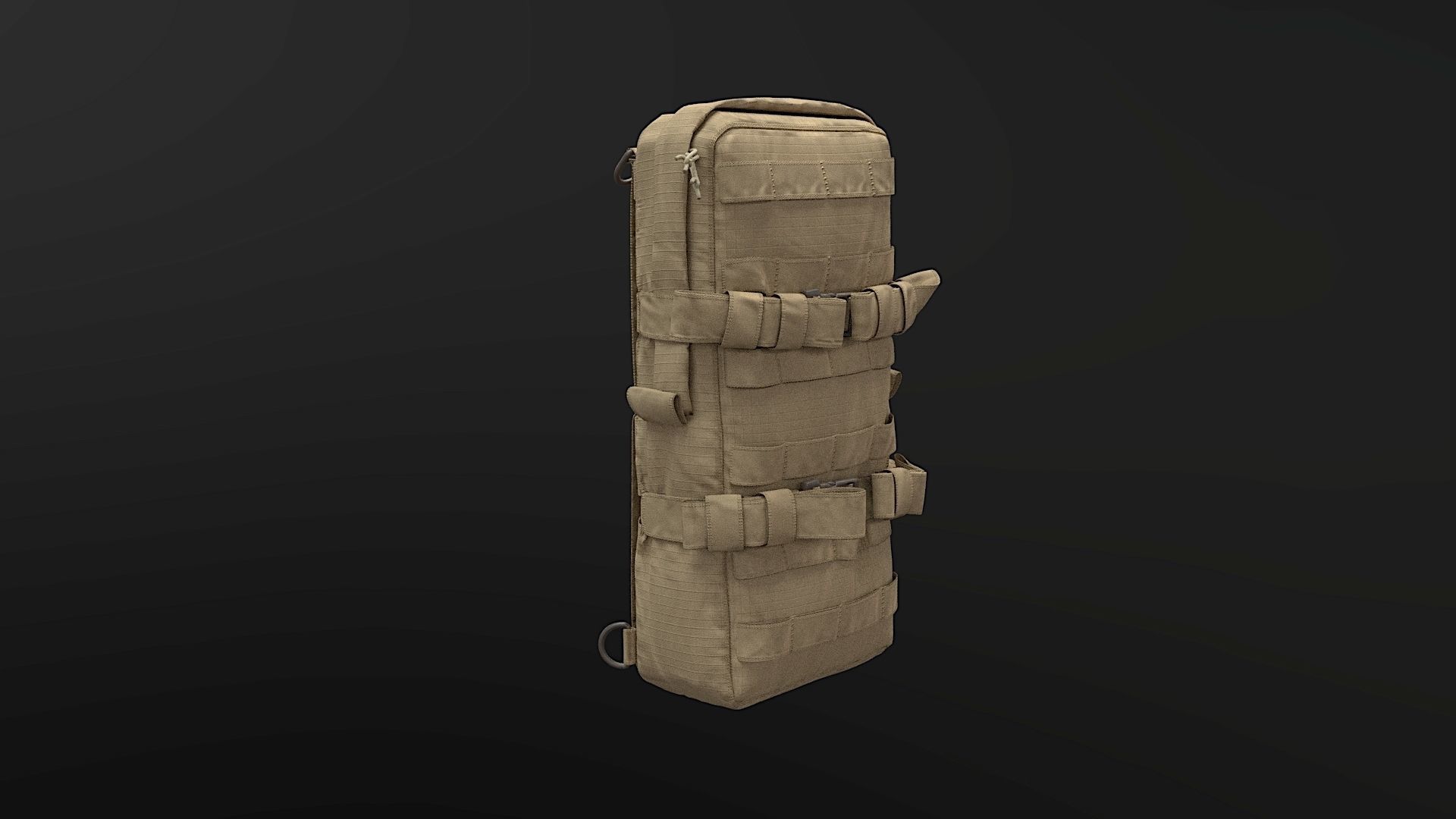 SOLDIER Backpack Tactical Cargo 3D model_5