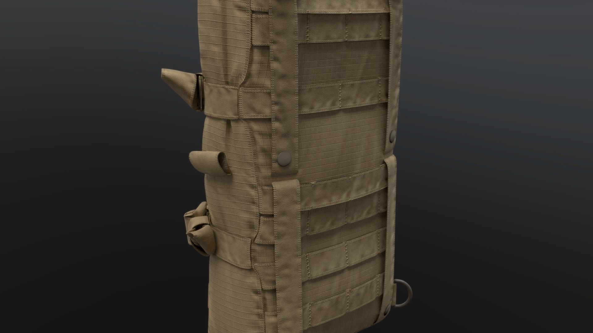 SOLDIER Backpack Tactical Cargo 3D model_9
