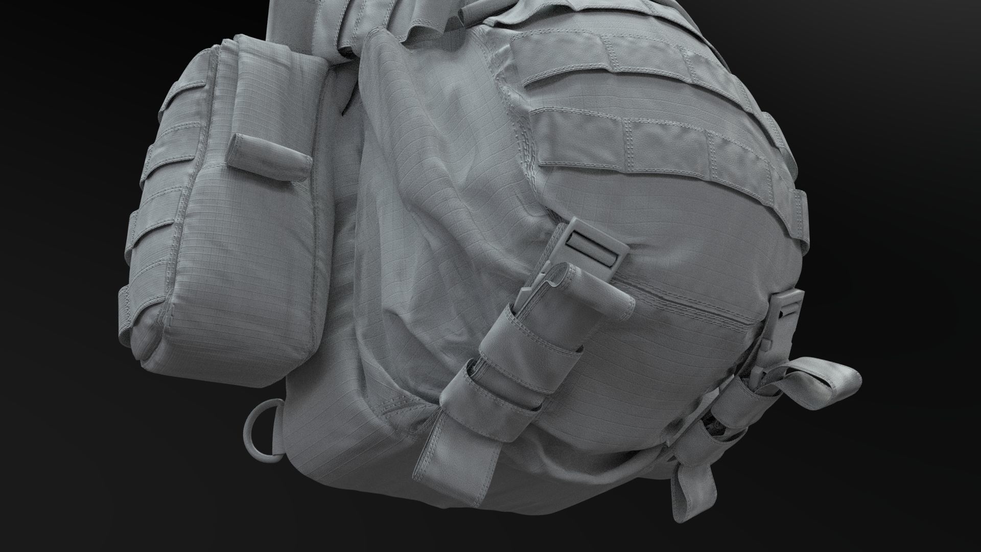 SOLDIER Backpack Tactical Cargo 3D model_74