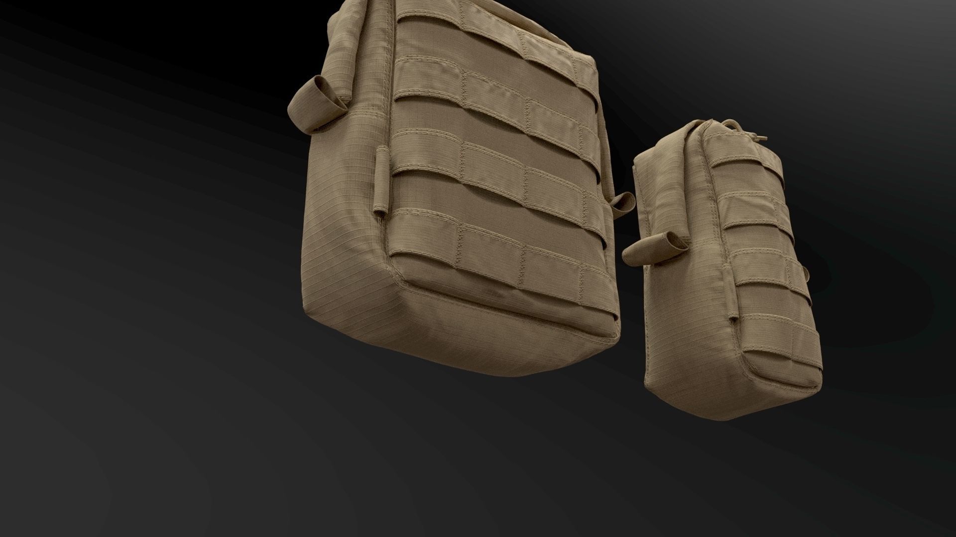 SOLDIER Backpack Tactical Cargo 3D model_20