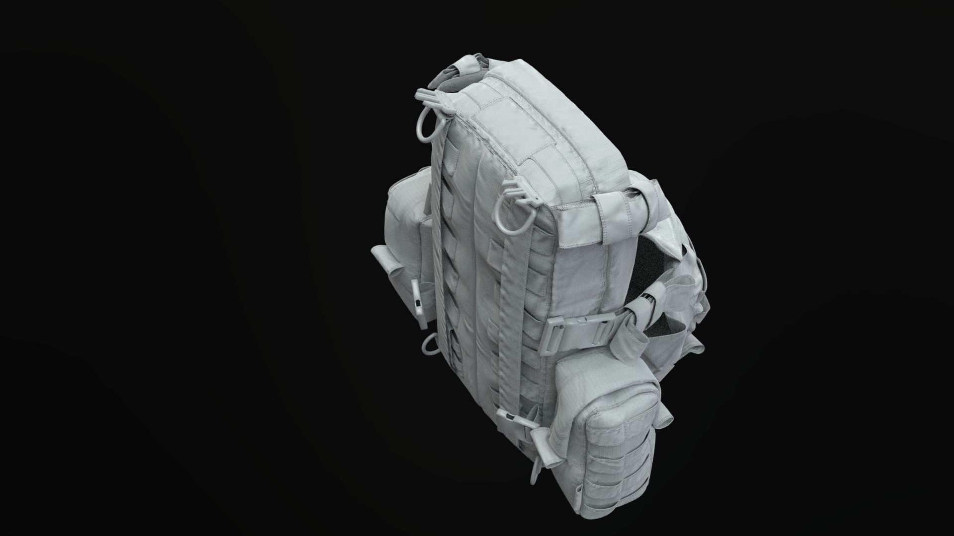 SOLDIER Backpack Tactical Cargo 3D model_71