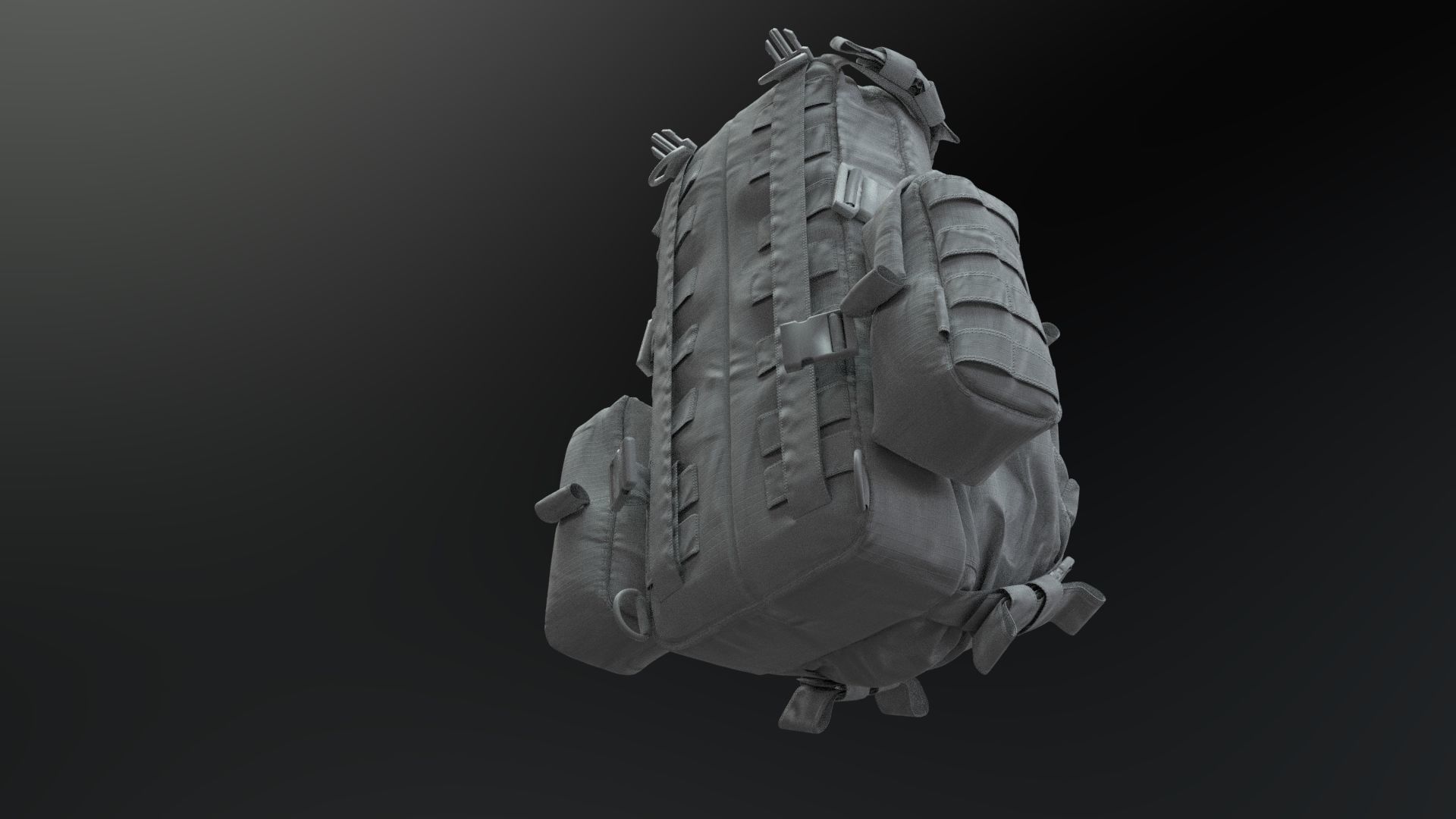 SOLDIER Backpack Tactical Cargo 3D model_70