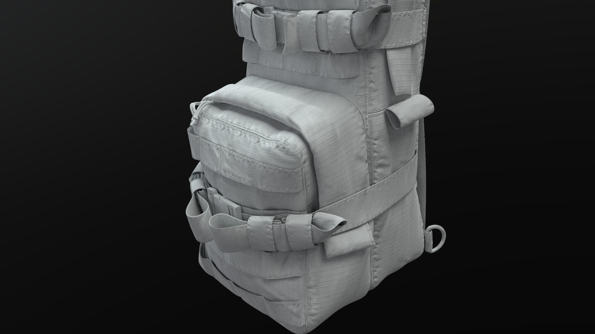 SOLDIER Backpack Tactical Cargo 3D model_64