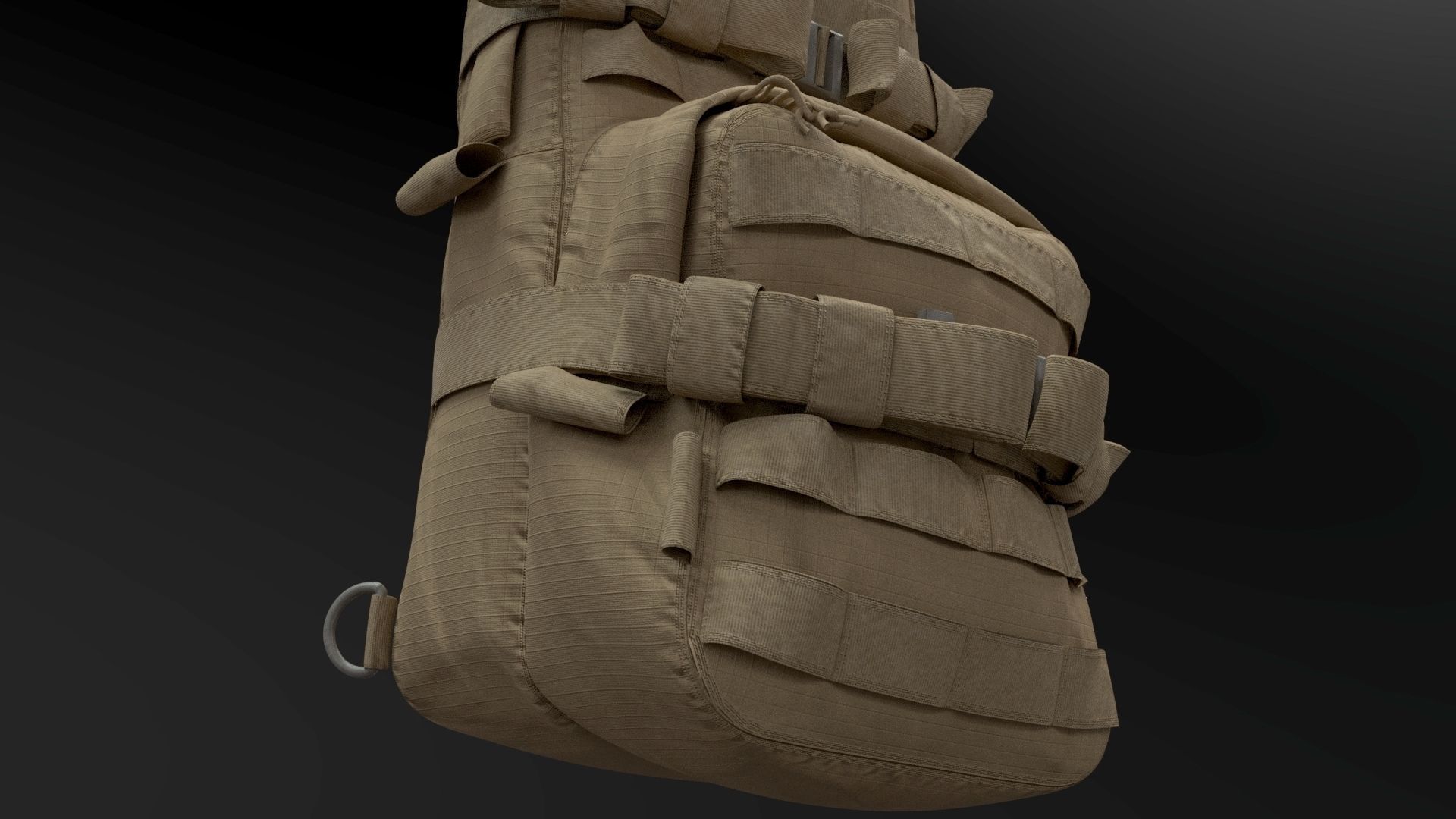 SOLDIER Backpack Tactical Cargo 3D model_29