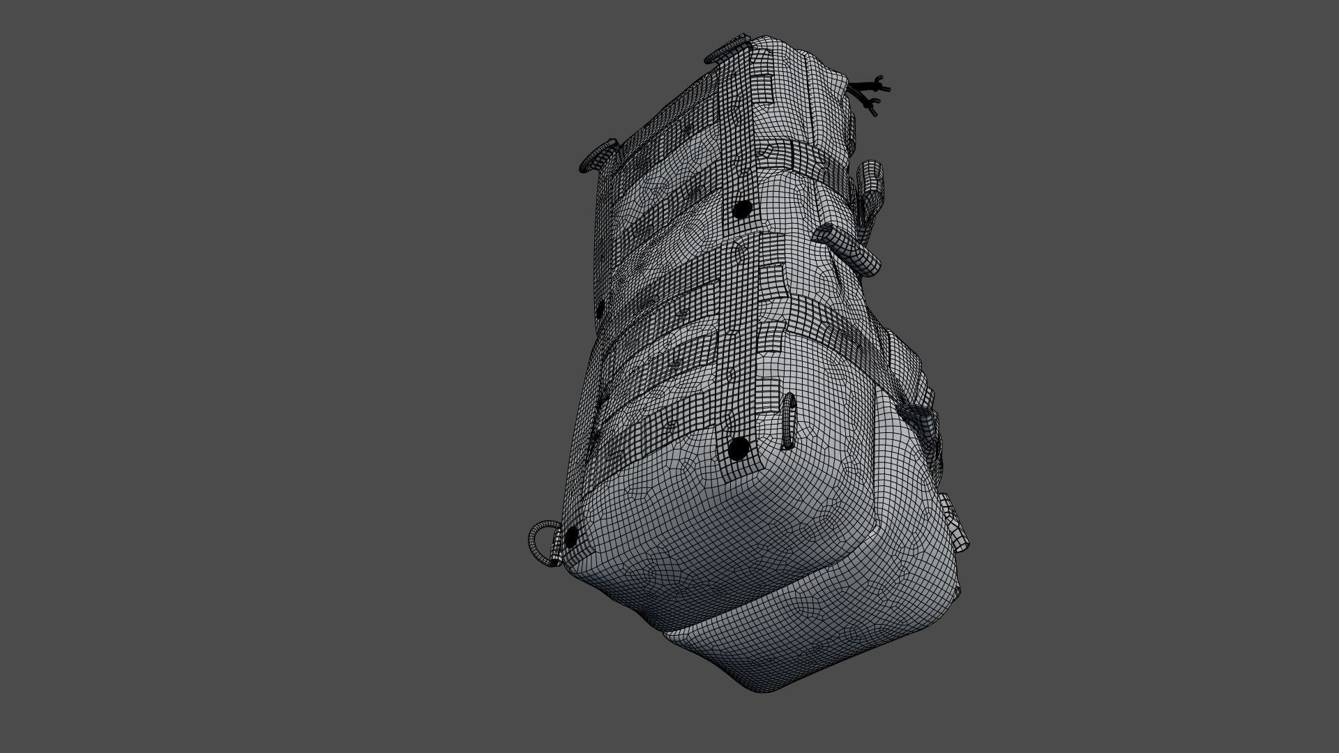 SOLDIER Backpack Tactical Cargo 3D model_97