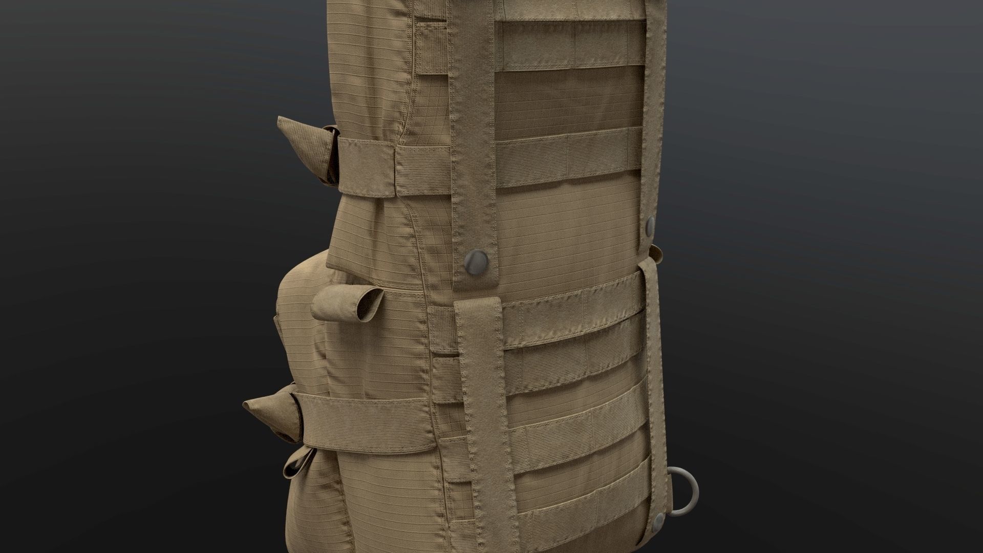 SOLDIER Backpack Tactical Cargo 3D model_27