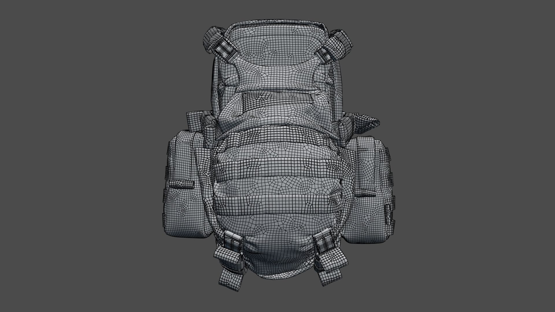 SOLDIER Backpack Tactical Cargo 3D model_111