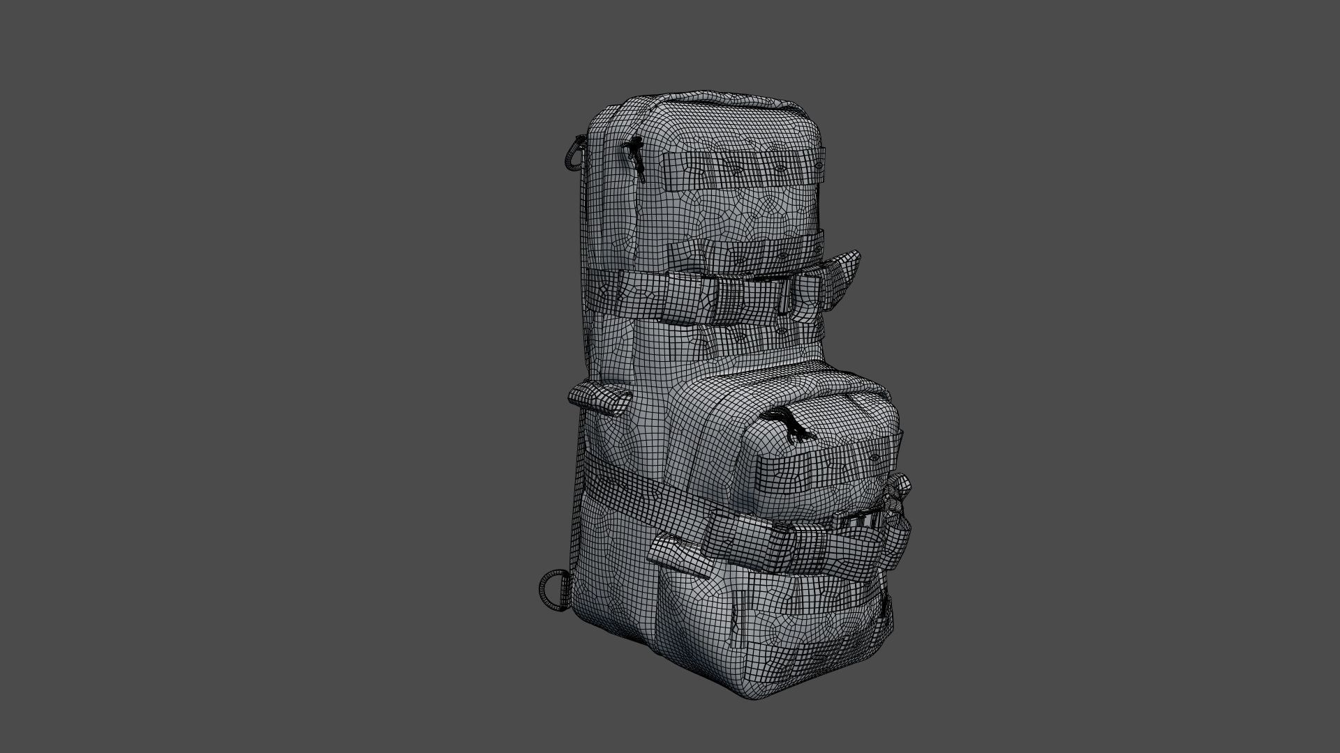 SOLDIER Backpack Tactical Cargo 3D model_95