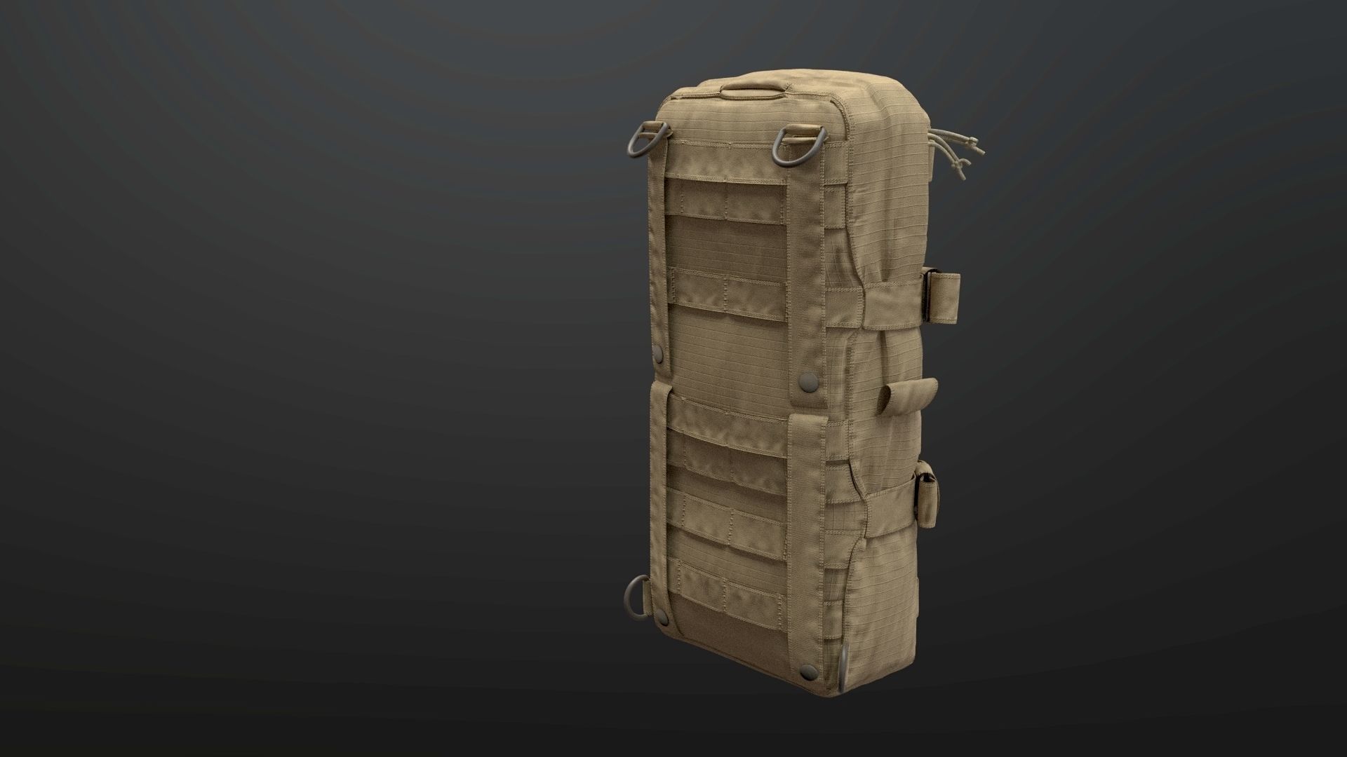 SOLDIER Backpack Tactical Cargo 3D model_6