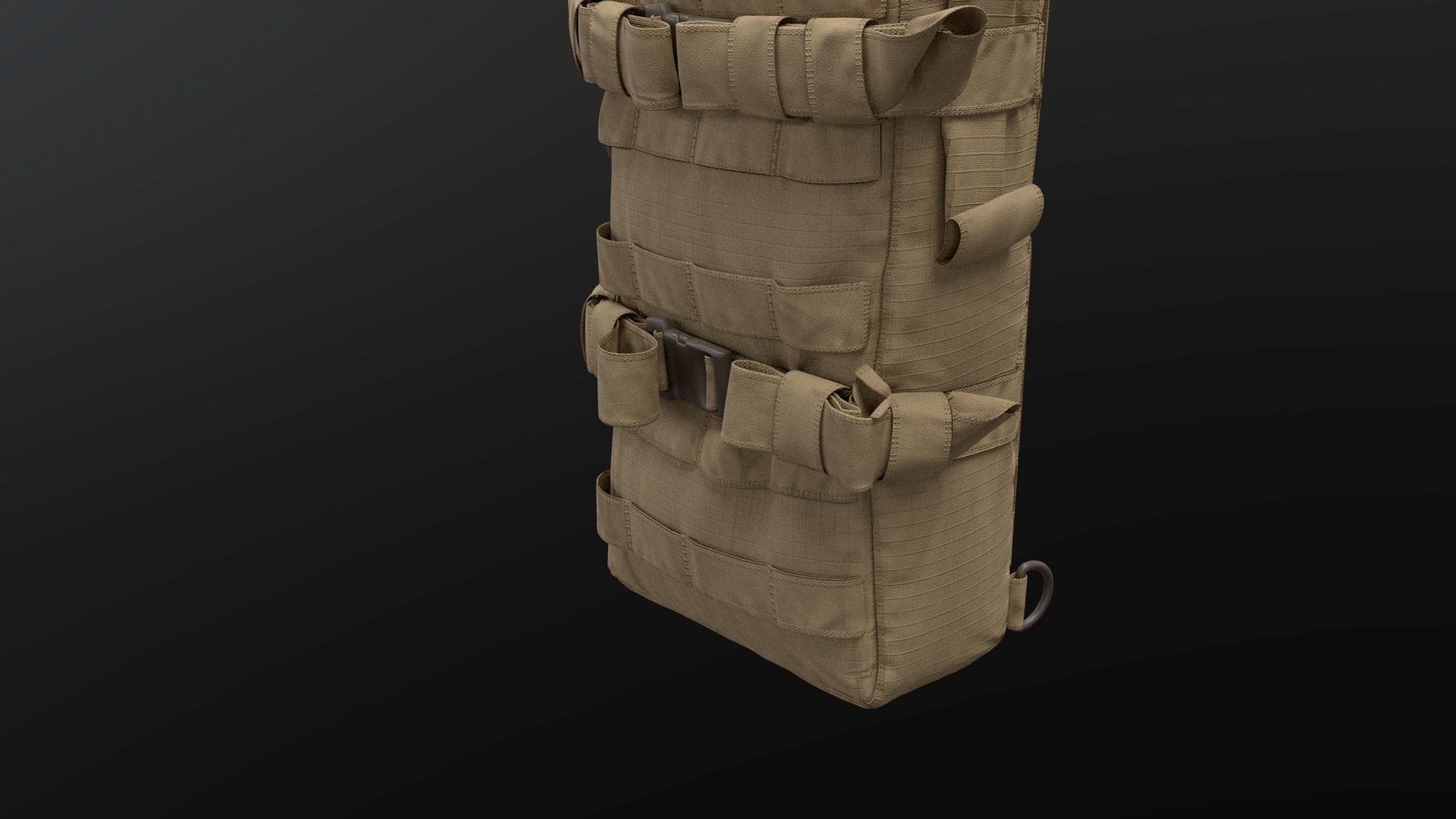 SOLDIER Backpack Tactical Cargo 3D model_10
