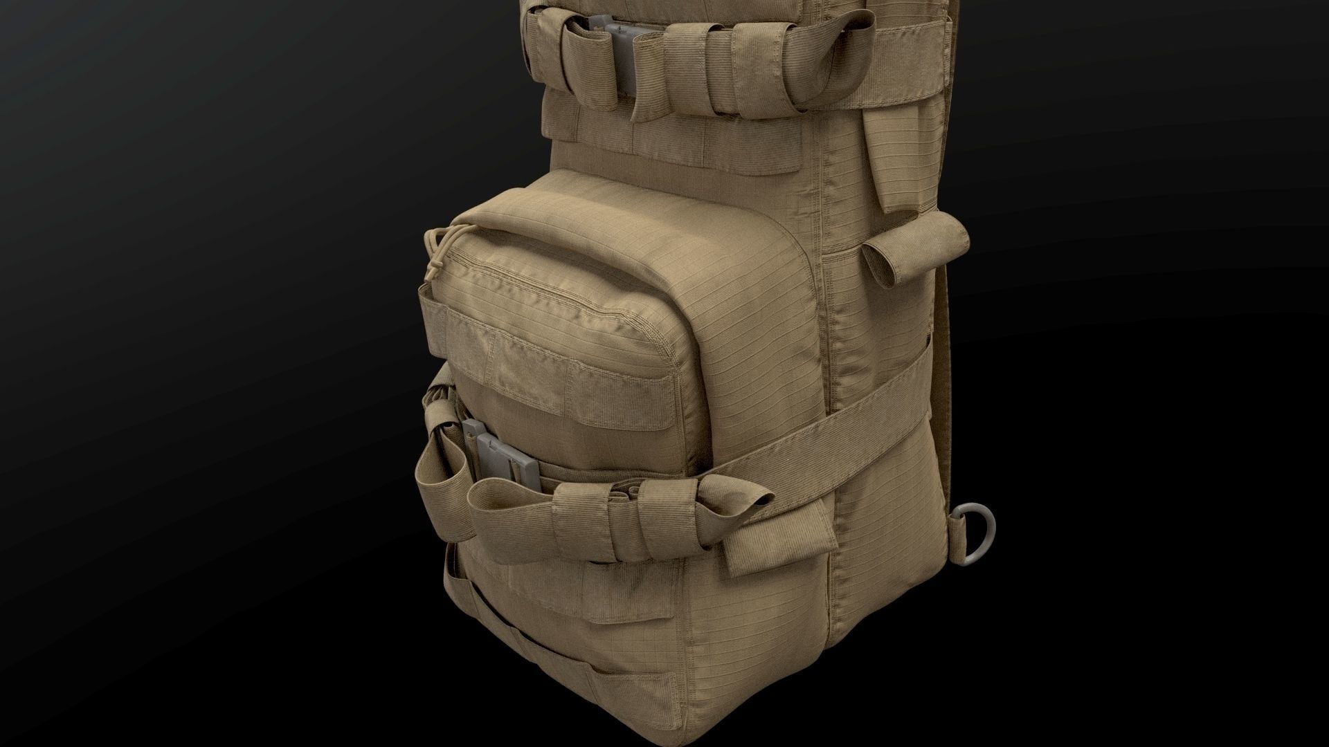 SOLDIER Backpack Tactical Cargo 3D model_28