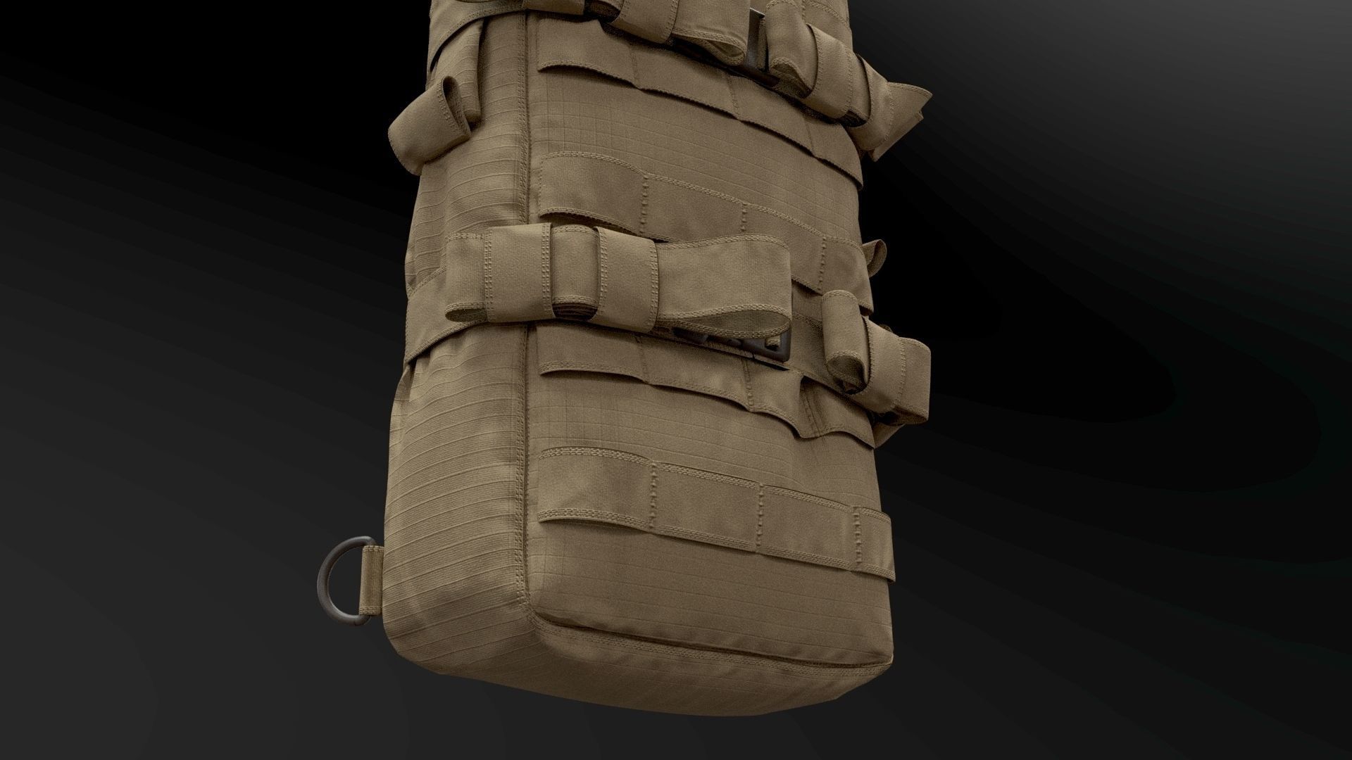 SOLDIER Backpack Tactical Cargo 3D model_11