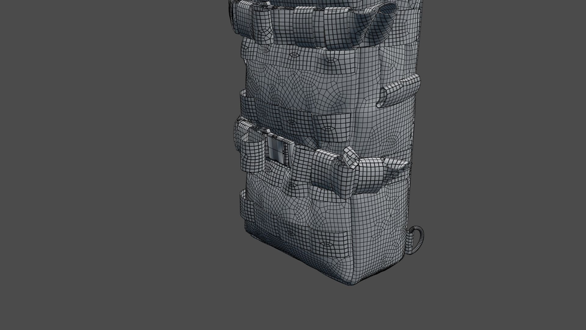 SOLDIER Backpack Tactical Cargo 3D model_82