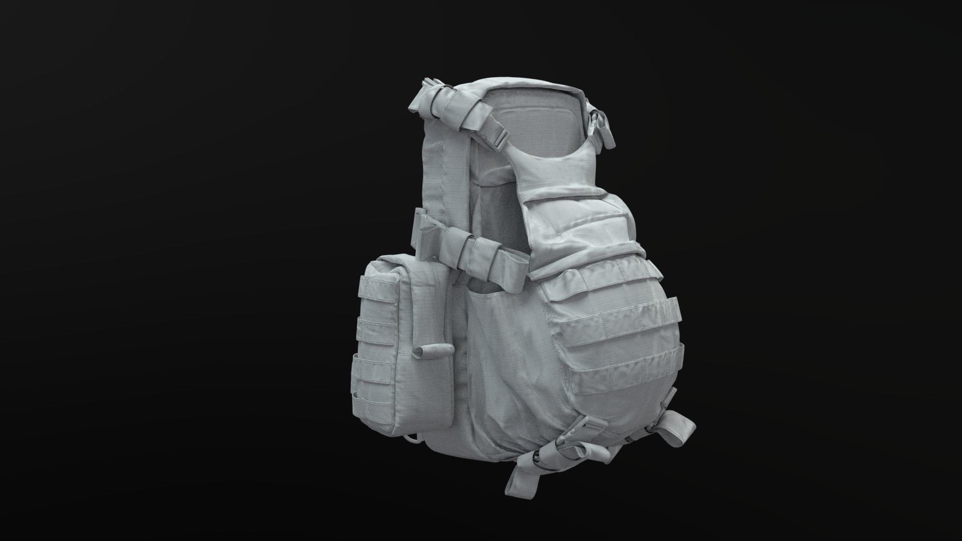 SOLDIER Backpack Tactical Cargo 3D model_68