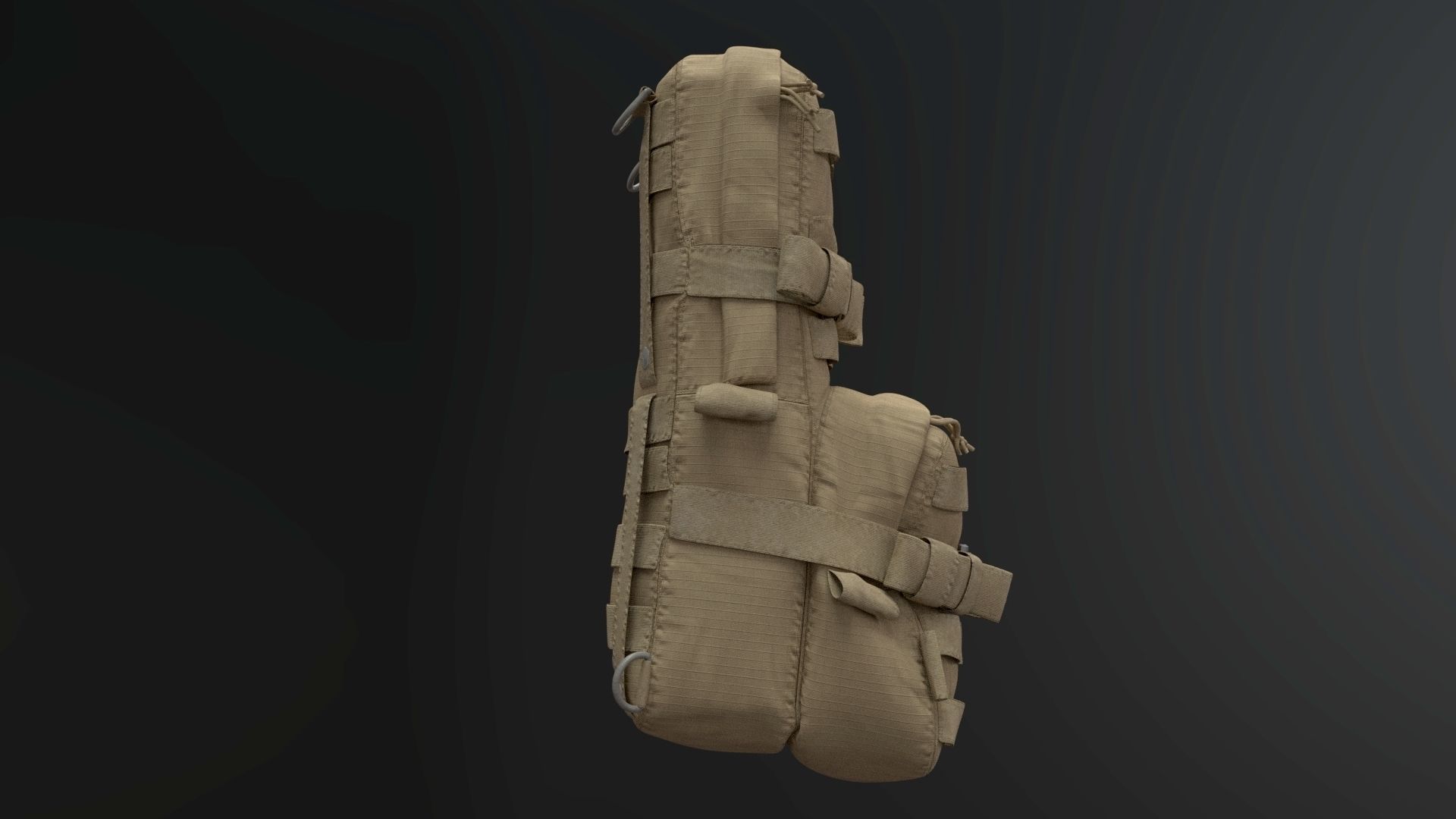 SOLDIER Backpack Tactical Cargo 3D model_31